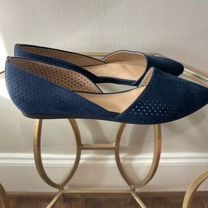 Franco Sarto blue flats, Size 7